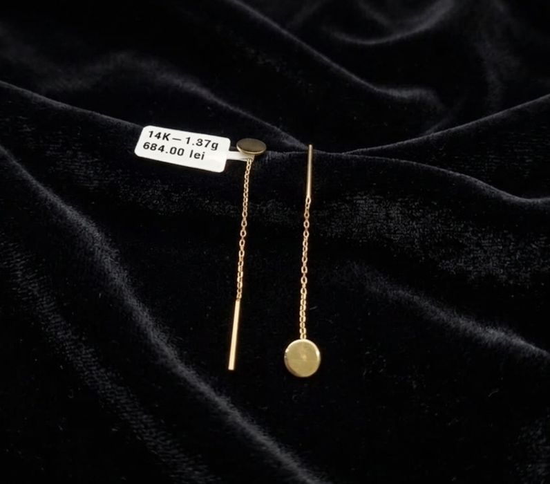 Cercei aur 14k 1.37gr