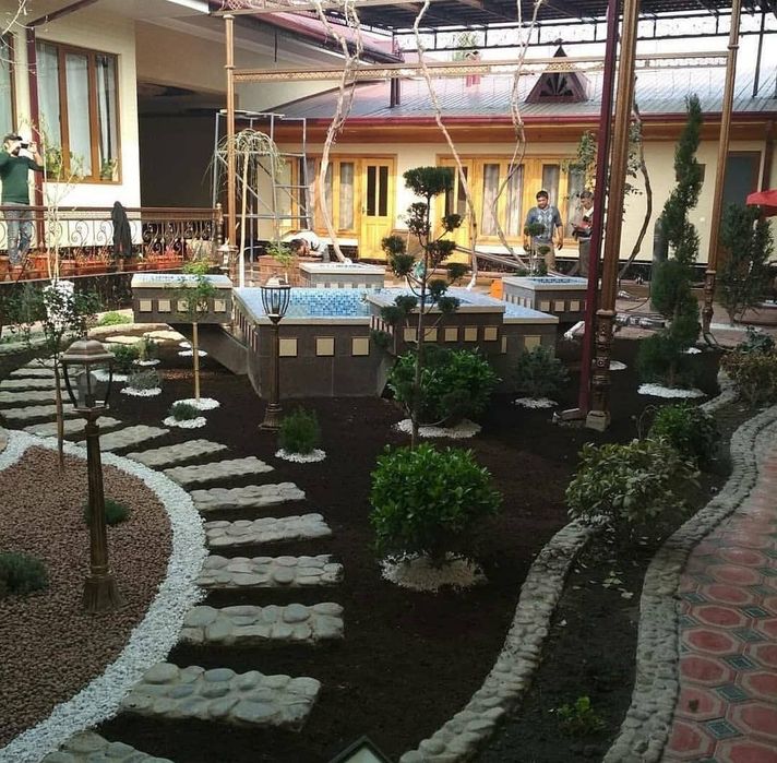 Газон экиш ва ландшафт хизматилари