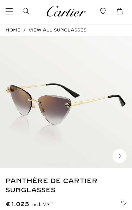 Дамски Слънчеви Очила CARTIER CT0399S чисто нови
