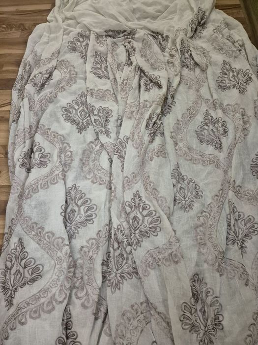 Тюль  2 шт лён итальянский