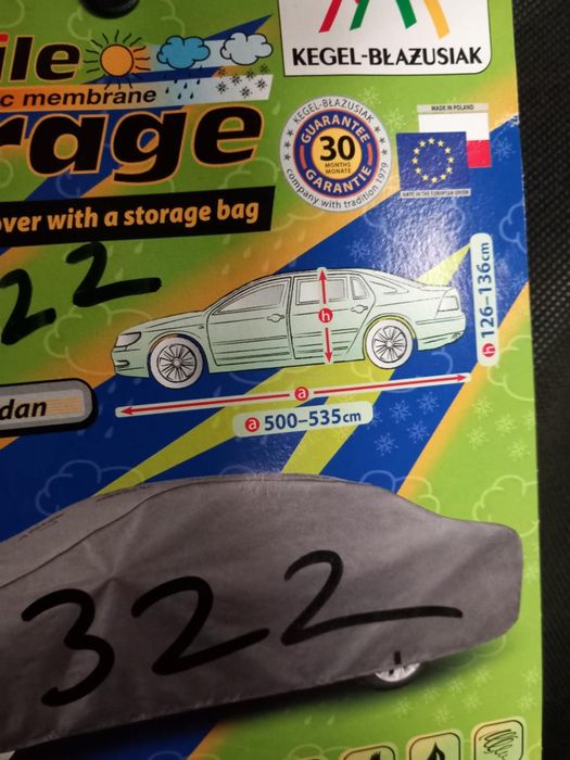 Брезентови покривала за защита на автомобила