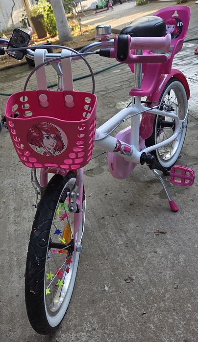 Bicicletă fete 16inch,ROZ