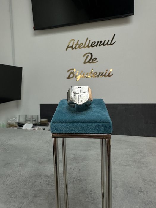 Inel Argint 925 Model Cavaler Templier Custom