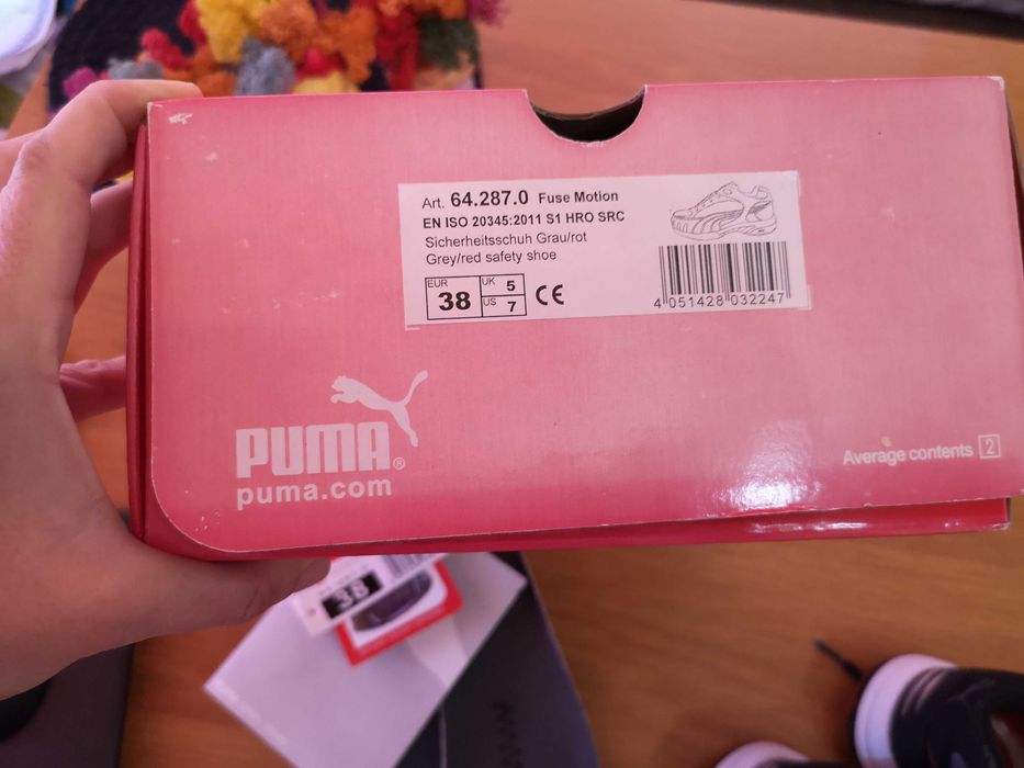 Дамски работни обувки с бомбе PUMA-SAFETY SHOES и Stenso BASICLOW