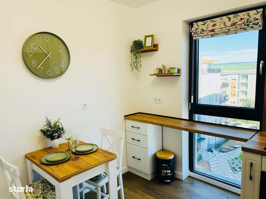 2 camere premium, prima închiriere, Între Lacuri, bloc nou + parcare