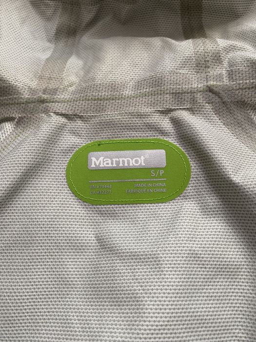 jacheta hardshell marmot verde, barbateasca