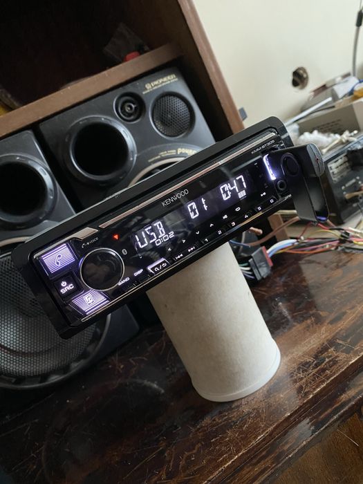 KENWOOD KMM-BT305 -ВИСОК КЛАС- BLUETOOTH USB радио плеър за кола сд cd