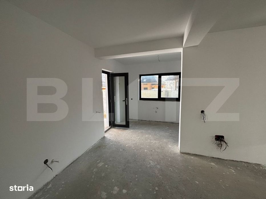 Casa parter 121 mp, 2 dormitoare, 331 mp teren, Leamna de Jos