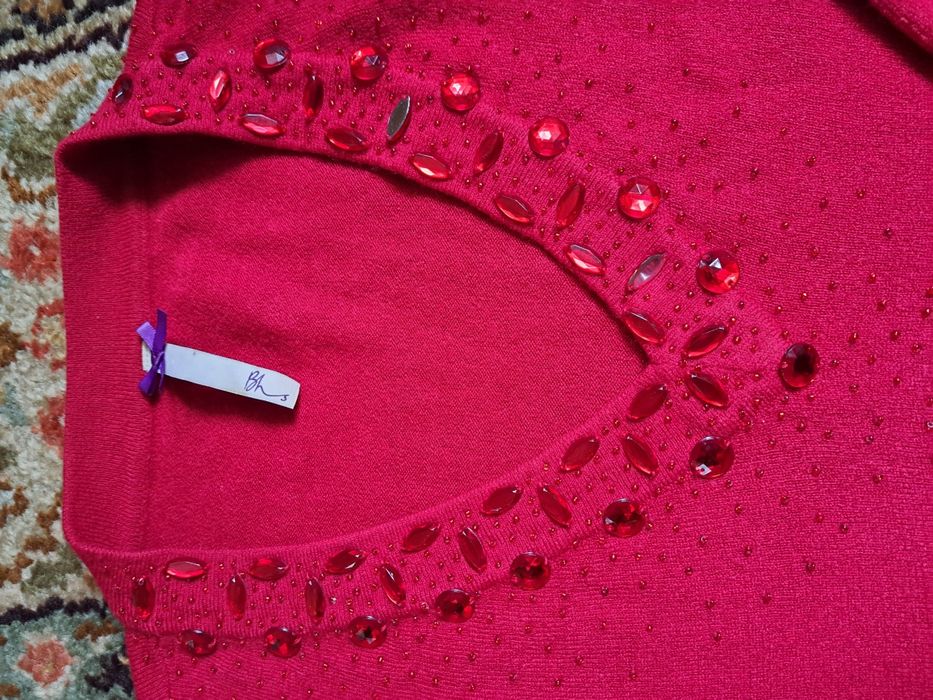 Pulover damă cu mânecă trei sferturi,  ( 38/ 40)