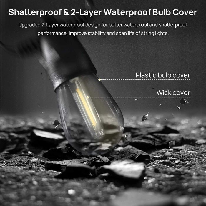 LED външни смарт светлини 30 метра30+4 (резервни) TCL