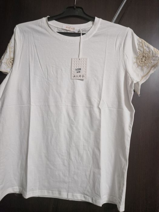 Tricou dama nou  cu broderie