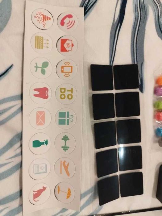 Planificator săptămânal magnetic McCorl, tablă pentru frigider