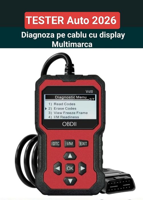Interfață diagnoză pe cablu cu display multimarcă