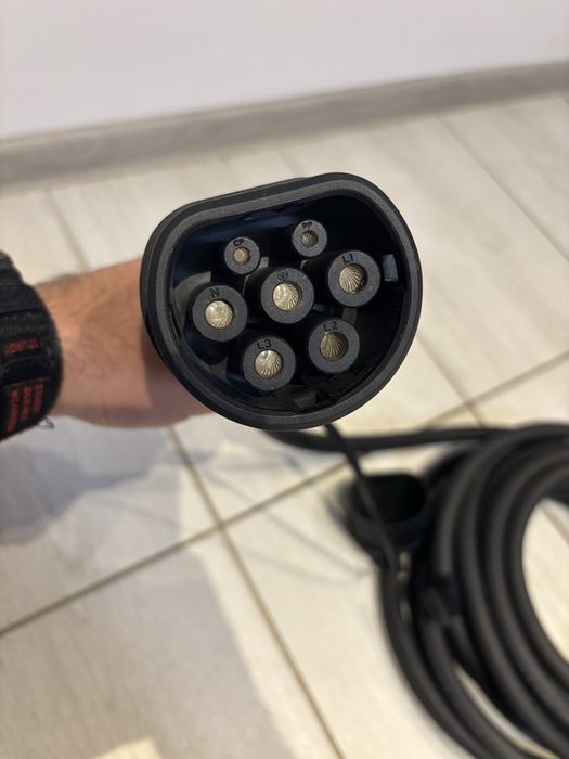 Cablu incarcare vehicule electrice, 10m, trifazat 22kW Type 2 / CCS2