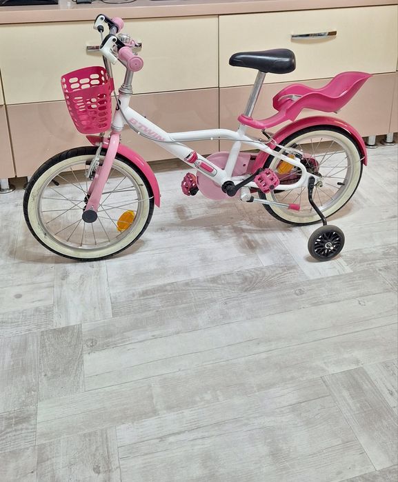 Bicicleta fetițe 4-7 ani