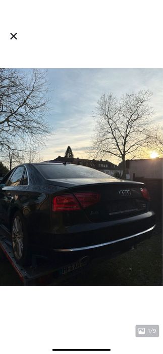 Capota spate audi a8 d4 triple bara spate pe negru