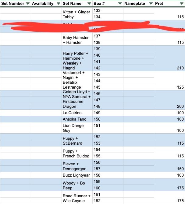 Colectie Lego Brickheadz