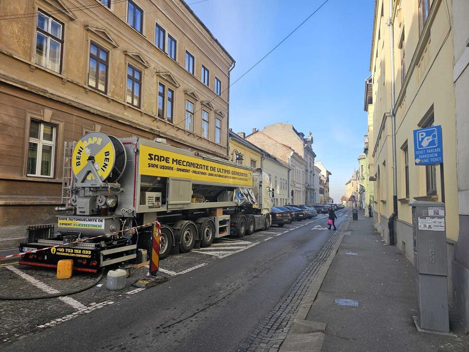 Sape mecanizate. Sape incalzire pardoseala. Sape elicopterizate