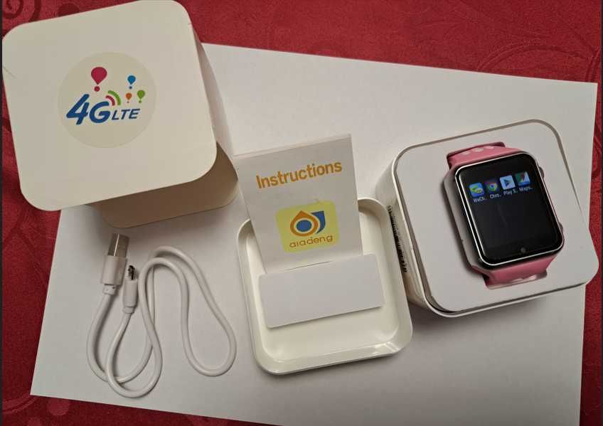 Ceas pt copii Smartwatch cu cartelă de telefon 4G și localizare GPS