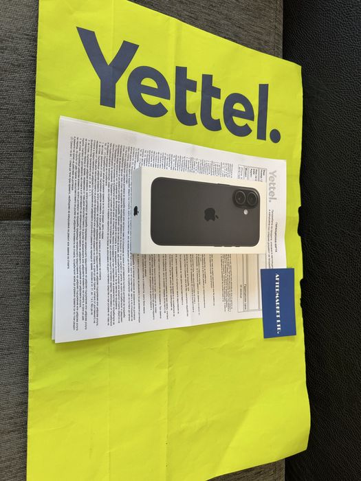 ЗАПЕЧАТАН 128GB iPhone 16 Гаранция Yettel до 2029 Black | Черен