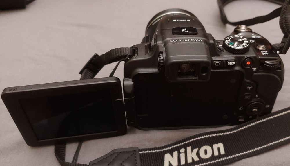 фотоаппарат Nikon Coolpix P610 60x 16mp FHD 120f fps компакт суперзум
