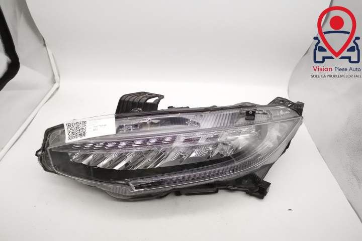 Ляв фар Оригинален Пълен Led Авариран Хонда Цивик / Honda Civic [Преве
