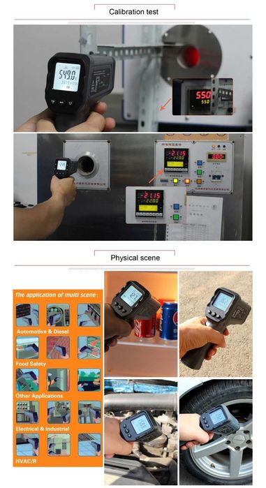 KAEMEASU KM-IT1300 Пирометр -50 -1300 лазерный инфракрасный термометр