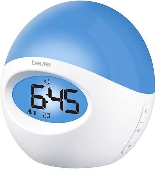 Будилник Beurer WL32, С RGB светлина за събуждане и радио