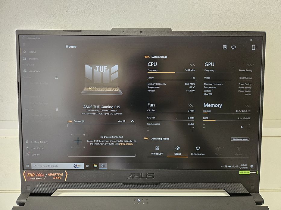 Vand Laptop Gaming ASUS TUF  F15 FX507VV, RTX 4060, i7-13620H, 16GB DDR5, 512SSD