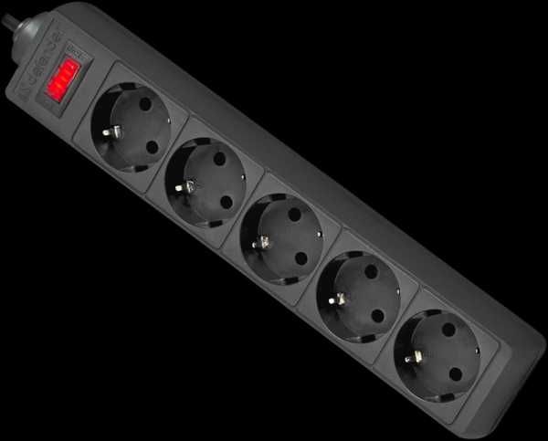 Сетевой фильтр удлинитель Defender ES 1.8м 5 розеток