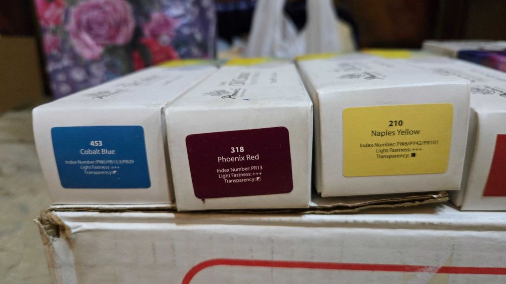 Масляные краски новые