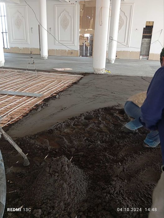 Сухой стяжка хизмати клинецдан 0.1 размердан 0.5 размергачам