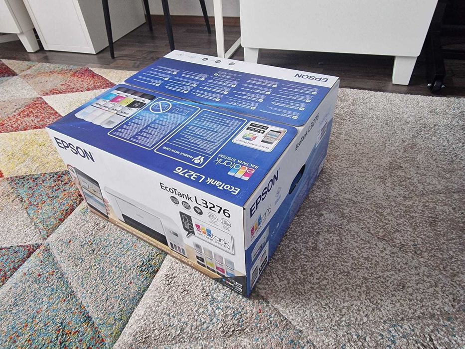 Imprimanta inkjet color EPSON EcoTank L3276 CISS, Wi-Fi, A4, USB