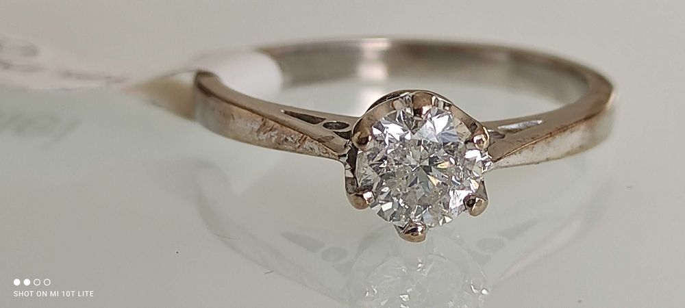 Inel aur 18k cu diamant 0.5ct