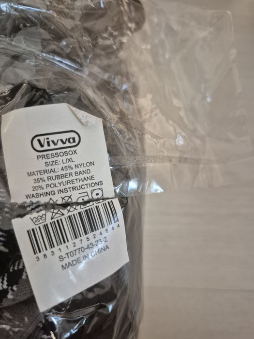 Șosete sport negre & gri – 100% poliester