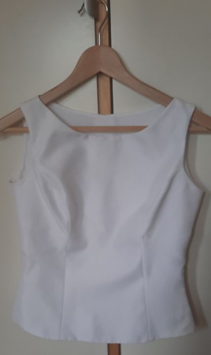 Rochie mireasa model Italia, din tafta, 2 piese+, marime 36