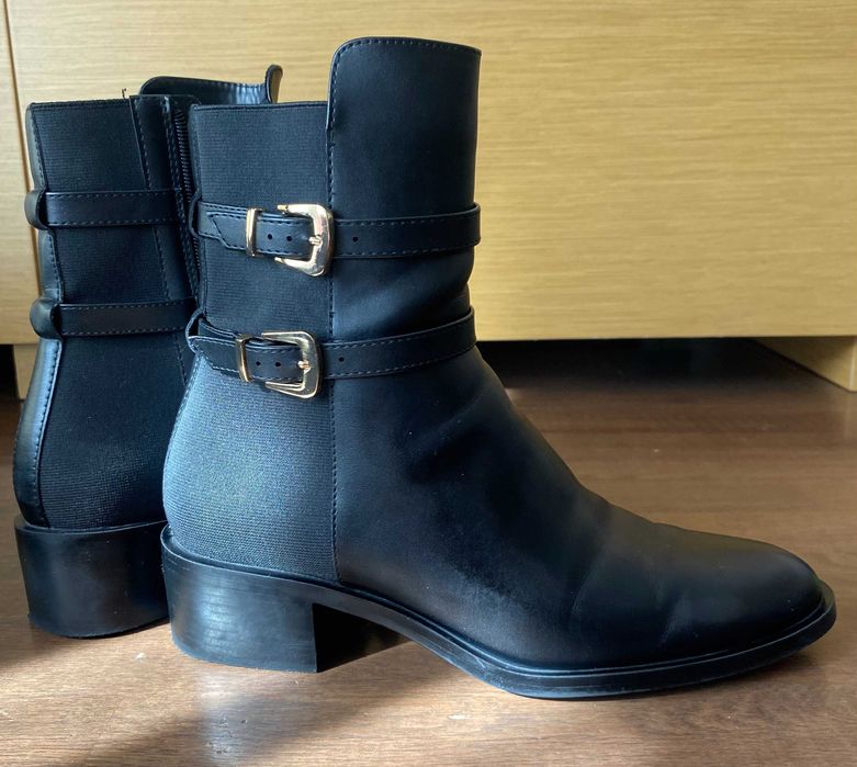 Боти "ZARA"-естествена кожа