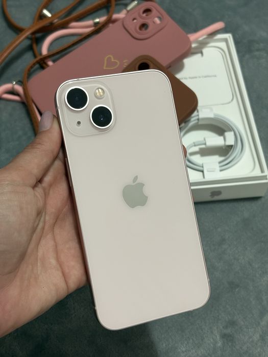 iPhone 13 256GB Roz – Ca Nou + 2 Huse