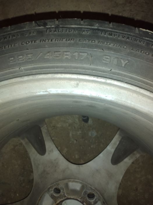 Лети джанти Mercedes с гуми