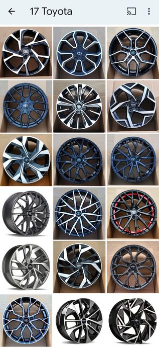 Jante 17 Toyota Corolla RAV4 Prius C-HR Auris Avensis Yaris Verso Camry Highlander Mirai Tacoma Verso Jante Noi cu Factura si Garantie‼️autohauss.ro‼️