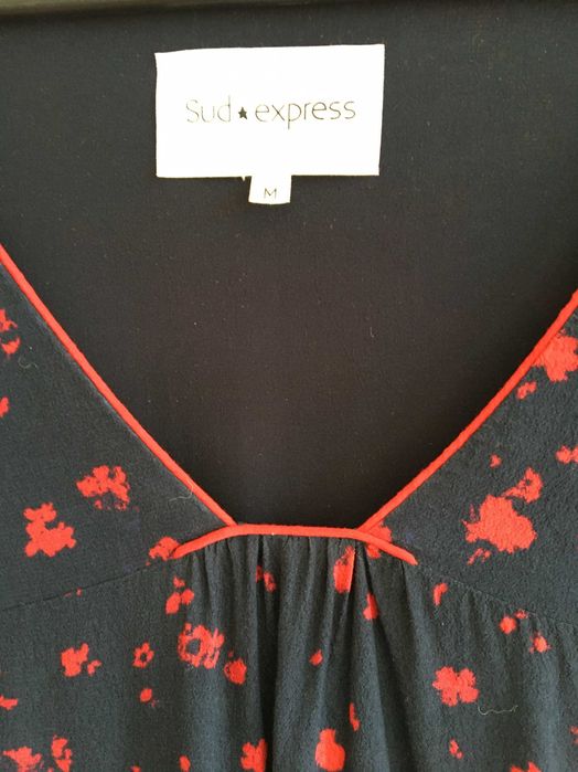 Рокля, НОВА, сезон пролет-есен,дълъг ръкав,марка  SUD EXPRESS, Франция