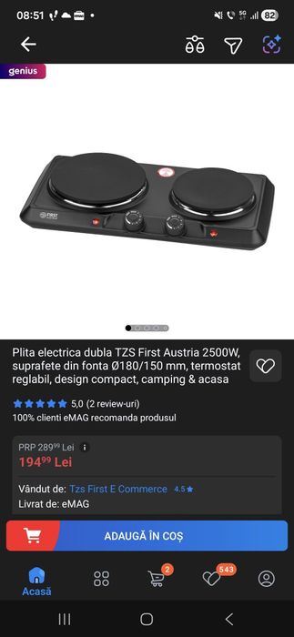 Plita electrica dubla marca lidl