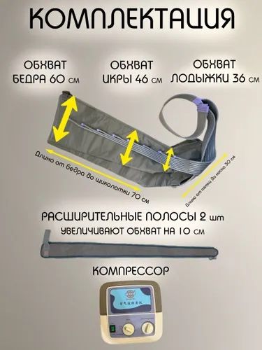 Аппарат лимфодренажа ног прессотерапия limfodrenaj pressoterapiya