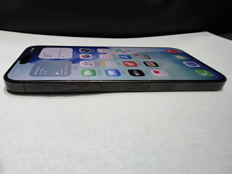 iPhone 15 Pro Max Black Titanium 256GB Liber de retea Stare IMPECABILA