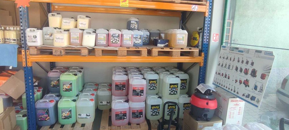 Препарати, техника и консумативи за автомивки