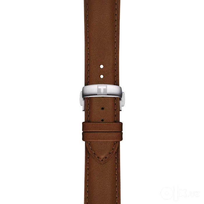 Tissot Chemin des Tourelles 39mm Blue Dial Leather Strap