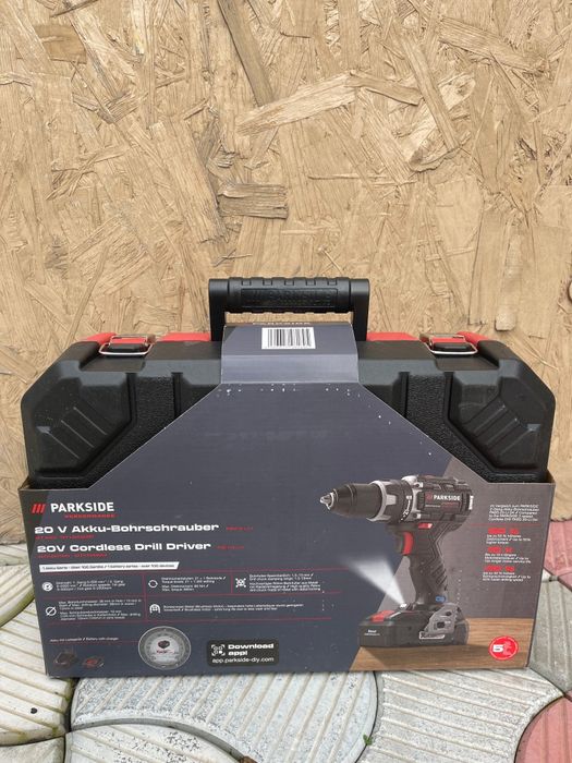 Mașina găurit / înșurubat parkside performance cu baterie și incarcato