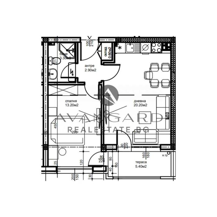 Продава се Двустаен апартамент в Пловдив, Беломорски - 59 кв.м за 618 €/кв.м - Снимка #7