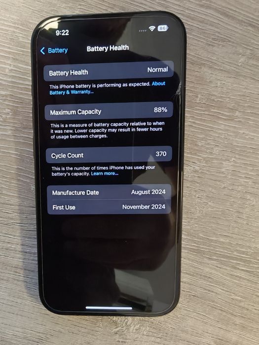 Iphone 15 black / 128gb