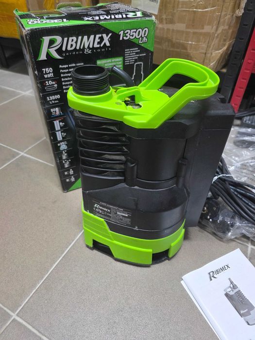 Pompă submersibilă pentru ape uzate Ribiland 750W cu plutitor integrat